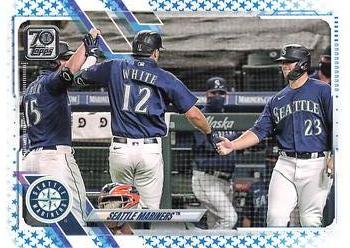 2021 Topps - Blue Star #599 Seattle Mariners Front