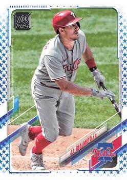 2021 Topps - Blue Star #611 J.T. Realmuto Front