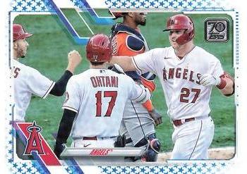 2021 Topps - Blue Star #621 Los Angeles Angels Front