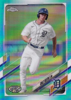 2021 Topps Pro Debut - Chrome Aqua Refractor #PDC-119 Colt Keith Front