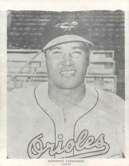 1959 Kiwanis Club Baltimore Orioles Clinic #NNO Alfonso Carrasquel Front