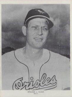 1959 Kiwanis Club Baltimore Orioles Clinic #NNO William Klaus Front