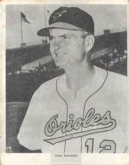 1959 Kiwanis Club Baltimore Orioles Clinic #NNO Paul Richards Front