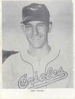1959 Kiwanis Club Baltimore Orioles Clinic #NNO Jerry Walker Front