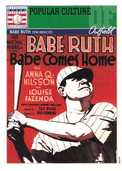 2005 National Baseball Hall of Fame and Museum Education Program #NNO Popular Culture (Babe Ruth) Front