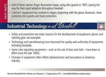 2005 National Baseball Hall of Fame and Museum Education Program #NNO Industrial Technology Back