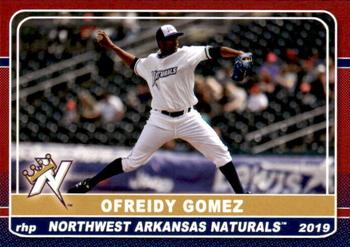2019 Grandstand Northwest Arkansas Naturals #NNO Ofreidy Gomez Front