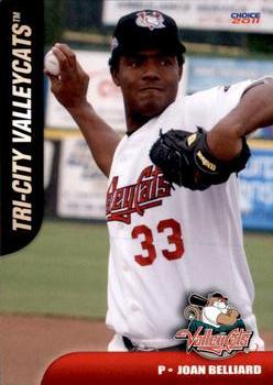 2011 Choice Tri-City ValleyCats #01 Joan Belliard Front