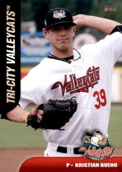 2011 Choice Tri-City ValleyCats #03 Kristian Bueno Front