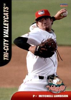 2011 Choice Tri-City ValleyCats #18 Mitchell Lambson Front