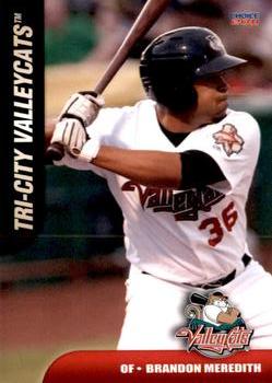 2011 Choice Tri-City ValleyCats #20 Brandon Meredith Front