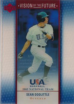 2005 Upper Deck USA Baseball 2005 National Team - Vision of the Future #A-7 Sean Doolittle Front