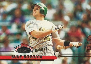 1993 Stadium Club #80 Mike Bordick Front