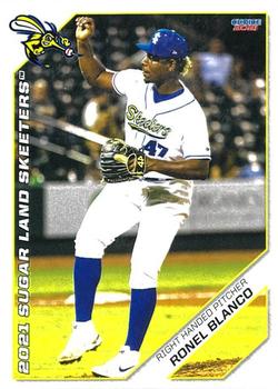 2021 Choice Sugar Land Skeeters #1 Ronel Blanco Front