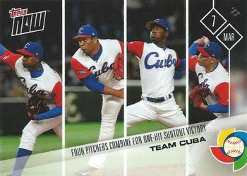 2017 Topps Now - World Baseball Classic #W-7 Team Cuba Front