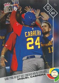 2017 Topps Now - World Baseball Classic #W-33 Miguel Cabrera Front