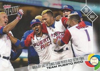 2017 Topps Now - World Baseball Classic #W-51 Team Puerto Rico Front