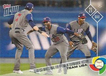 2017 Topps Now - World Baseball Classic #W-54 Team USA Front