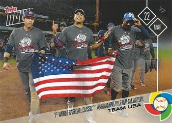2017 Topps Now - World Baseball Classic #W-58 Team USA Front