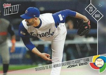 2017 Topps Now - World Baseball Classic #W-63 Josh Zeid Front