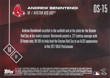2017 Topps Now - Off Season #OS-15 Andrew Benintendi Back