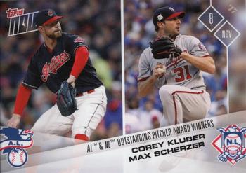 2017 Topps Now - Off Season #OS-42 Corey Kluber / Max Scherzer Front