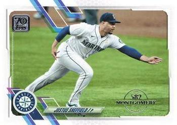 2021 Topps - 582 Montgomery #6 Justus Sheffield Front