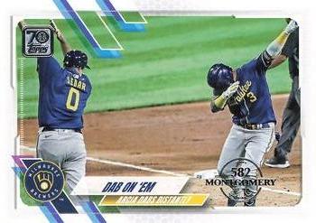 2021 Topps - 582 Montgomery #7 Dab on 'Em Front