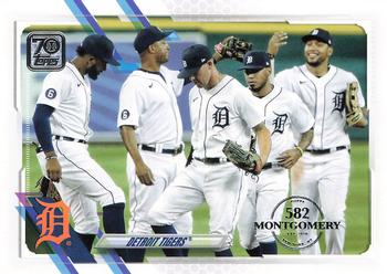2021 Topps - 582 Montgomery #70 Detroit Tigers Front