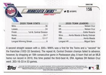 2021 Topps - 582 Montgomery #156 Minnesota Twins Back