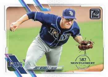 2021 Topps - 582 Montgomery #296 Joey Wendle Front