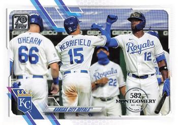 2021 Topps - 582 Montgomery #608 Kansas City Royals Front