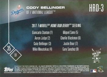 2017 Topps Now - Home Run Derby #HRD-3 Cody Bellinger Back