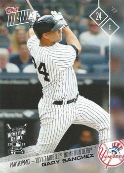 2017 Topps Now - Home Run Derby #HRD-8 Gary Sanchez Front