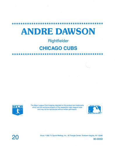 1990 TV Sports Mailbag #20 Andre Dawson Back