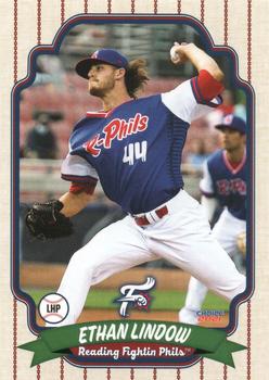 2021 Choice Reading Fightin Phils #06 Ethan Lindow Front