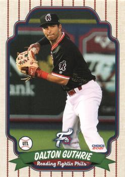 2021 Choice Reading Fightin Phils #14 Dalton Guthrie Front