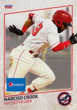 2021 Choice Louisville Bats #05 Narciso Crook Front