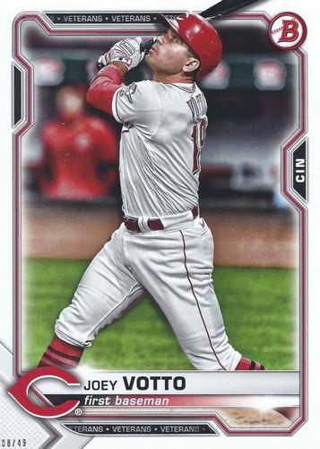 2021 Bowman 5x7 #49 Joey Votto Front