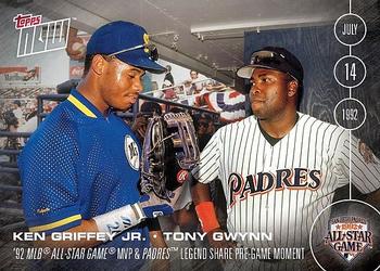 2016 Topps Now - All-Star Game #AS-1 Ken Griffey Jr. / Tony Gwynn Front