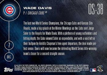 2016 Topps Now - Off Season #OS-38 Wade Davis Back