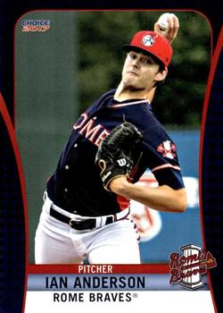 2017 Choice Rome Braves #1 Ian Anderson Front