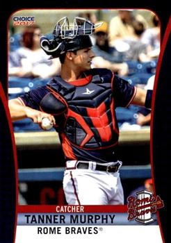 2017 Choice Rome Braves #20 Tanner Murphy Front