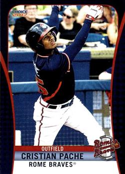 2017 Choice Rome Braves #21 Cristian Pache Front