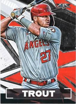 2021 Topps Fire #1 Mike Trout Front