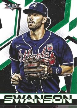 2021 Topps Fire #3 Dansby Swanson Front