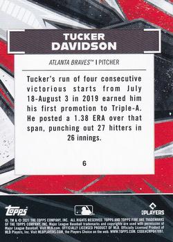 2021 Topps Fire #6 Tucker Davidson Back