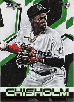 2021 Topps Fire #40 Jazz Chisholm Front