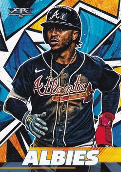 2021 Topps Fire #61 Ozzie Albies Front