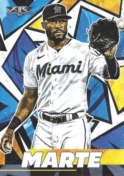 2021 Topps Fire #102 Starling Marte Front